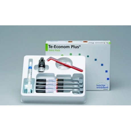Материал пломбировочный Te-Econom Plus Intro Pack, набор светоотверждаемых композитов, 4х4 г