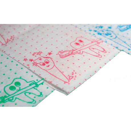 Нагрудник салфетка рисунок Зуб (цвет синий), 500 шт.