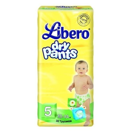 Подгузники-трусики LIBERO Dry Pants Maxi Plus (10-14 кг), 32 шт.