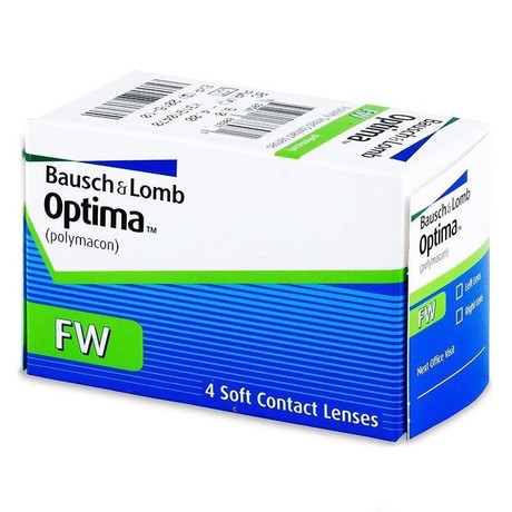 Линзы Optima FW (квартал) pk 4 Dia 14.0 BC 8.7 контактные мягкие корриг. (-2,75)