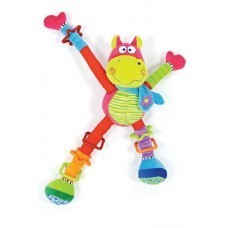 Игрушка МИР ДЕТСТВА 33194 "Бегемот-акробат" мягкая развивающая