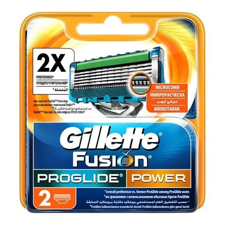 Лезвия бритвенные GILLETTE Fusion Proglide, 2 шт.