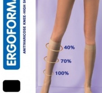 Гольфы ERGOFORMA для женщин антиварикозные 15-18мм разм. №2 (беж.) (арт. 301)