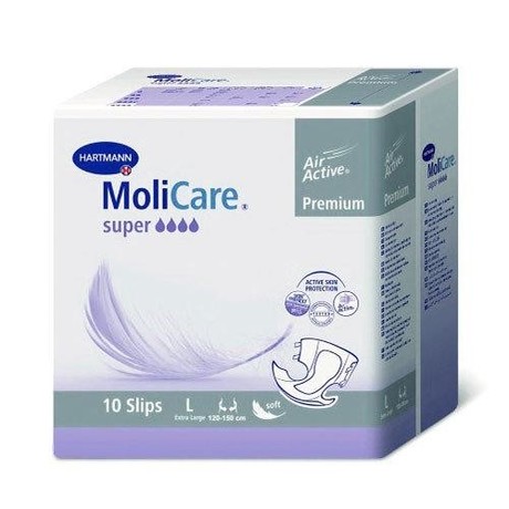 Подгузники для взрослых MOLICARE Premium Super Soft L, 10 шт.