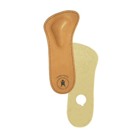 Стельки TERNEZA полустельки ортопедические мужские, женские для модельной обуви, кожа (арт. СТ-230) разм. 39