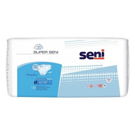 Подгузники для взрослых TENA Slip Super Small (50-85 см, 1610 мл), 30 шт.