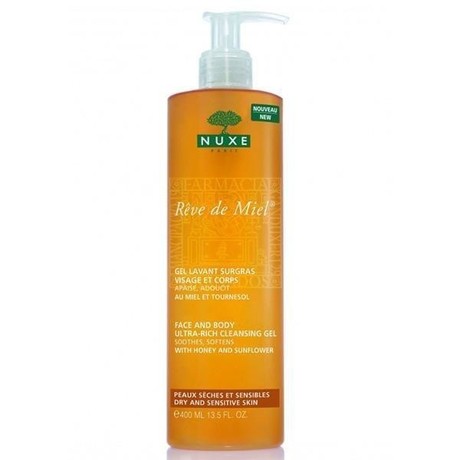 Nuxe (Нюкс) Reve De Miel гель для лица и тела обогащенный очищающий 400 мл