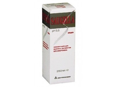 Мыло САУГЕЛЛА для интимной гигиены с бессмертником 250 мл