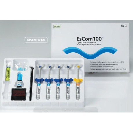 Материал пломбировочный EsCom 100 Kit набор 5 х 4 г светоотверждающий нанагибридный