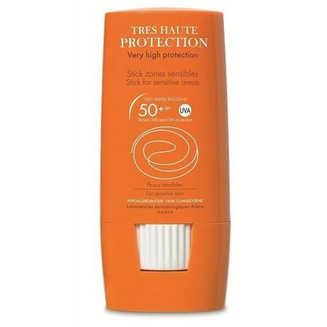 Средство AVENE солнцезащитный стик SPF-50 для чувствительных зон, 8 г