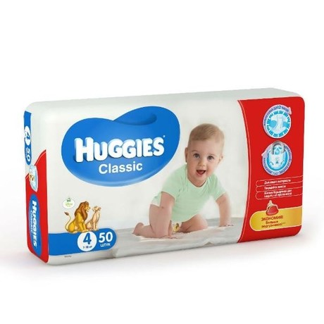 Подгузники ХАГГИС Classic Maxi (7-18кг), 50 шт.