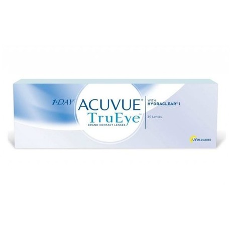 Линзы ACUVUE TRU EYE (1 день) pk 30 Dia 14.2 BC 8.5  контактные мягкие корриг. (-3,00)