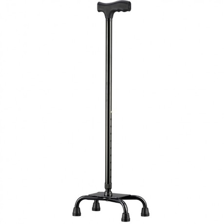 Трость опорная TRIVES четырехопорная с низким основанием Т-образной ручкой Нова TN-141