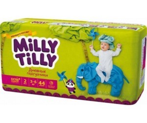 Подгузники MILLY TILLY Mini (3-6кг) дневные, 44 шт.