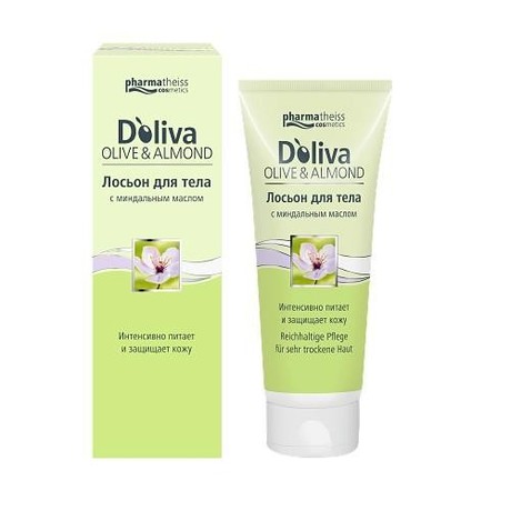 Лосьон D Oliva для тела с миндальным маслом и пантенолом 200 мл