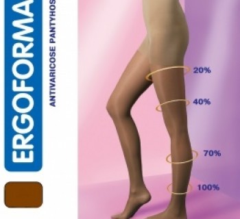 Колготы ERGOFORMA профилакт. женские прозрачные разм. №5 (черн.) (арт. 102)