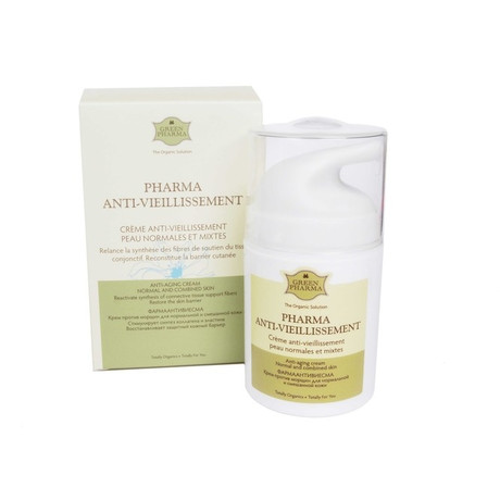 Крем GREEN PHARMA Фарма Антивиесма против морщин для нормальной и смешанной кожи 50 мл