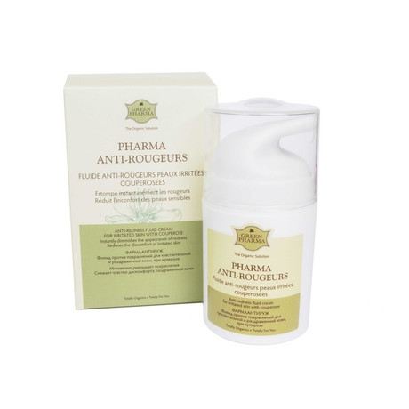 Флюид GREEN PHARMA Фарма Антируж против покраснений для чувствительной кожи при куперозе 50 мл