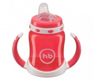 Поильник HAPPY BABY с 2-мя тренировочными клапанами (арт. 14005)