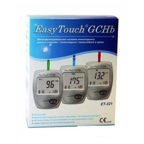 Анализатор EASY TOUCH GCHB глюкоза, холестерин, гемоглобин (MG304-3E)