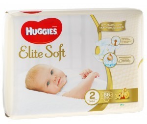 Подгузники ХАГГИС Elite Soft Jumbo (4-7кг), 66 шт.