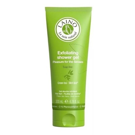 Ригла LAINO гель эксфолиант для душа Зеленый чай с мятой 200 мл