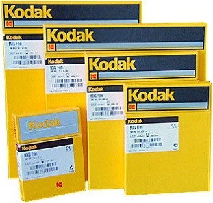 Пленка рентгеновская KODAK MXG Film 30 x 40см, 100 шт. (голуб.-зелен.)