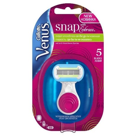 Бритвенный станок Gillette Venus Snap Embrace + 1 кассета