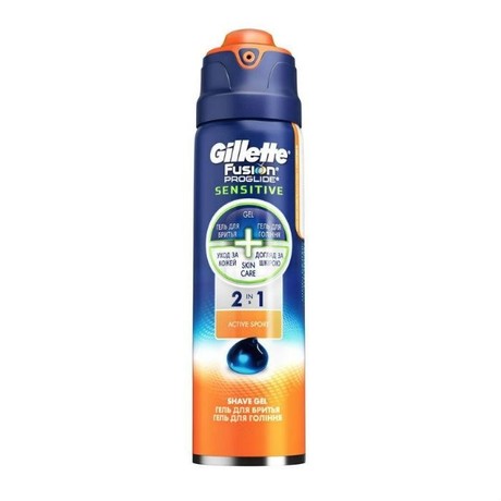 Гель для бритья GILLETTE Fusion ProGlide Sensetive Active Sport 170 мл