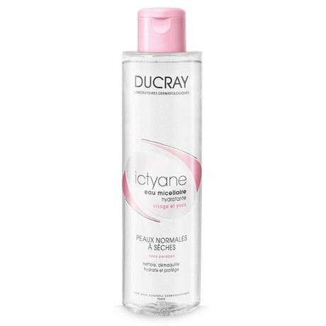 DUCRAY ICTYANCE мицелярная вода увлажняющая для лица и глаз, 200 мл
