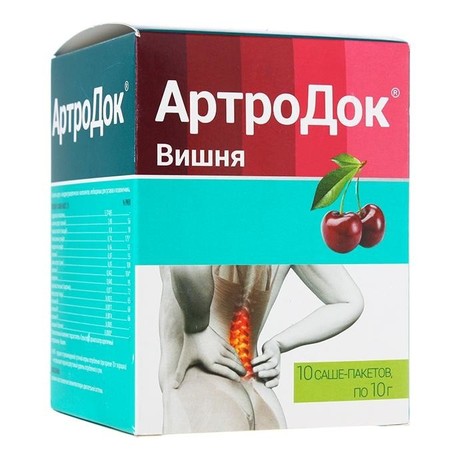 АртроДок порошок для приема внутрь вишня 10 г саше, 10 шт.