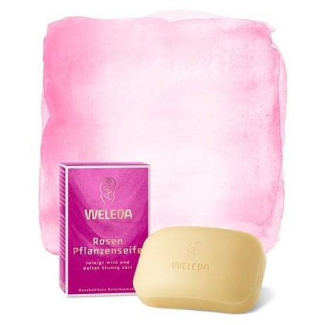 Мыло WELEDA растительное розовое 100 г