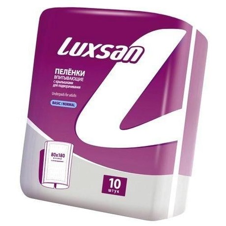 Пеленка Luxsan Basic Normal 80х180см 10 шт.