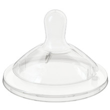 Соска CHICCO Natural Feeling силиконовая быстрый поток с флексорами, 2 шт.  (с 6мес.) (арт. 310204080)