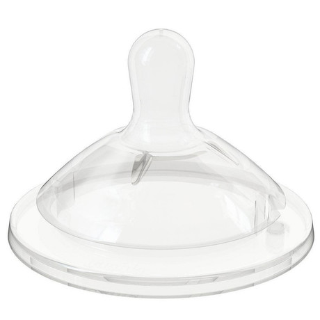 Соска CHICCO Natural Feeling силиконовая быстрый поток с флексорами, 2 шт.  (с 6мес.) (арт. 310204080)