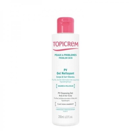Гель TOPICREM PV очищающий для проблемной кожи 200 мл