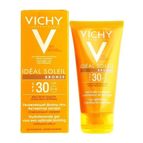 VICHY CAPITAL IDEAL SOLEIL бронза активатор загара флюид-гель SPF-30 50 мл