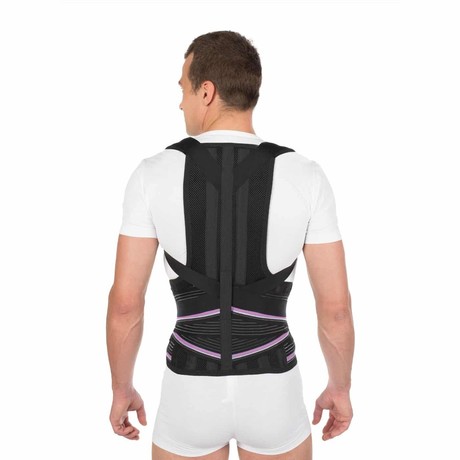 Корректор осанки Т-1701 ортопедический (L1 черный) (Реклинатор)