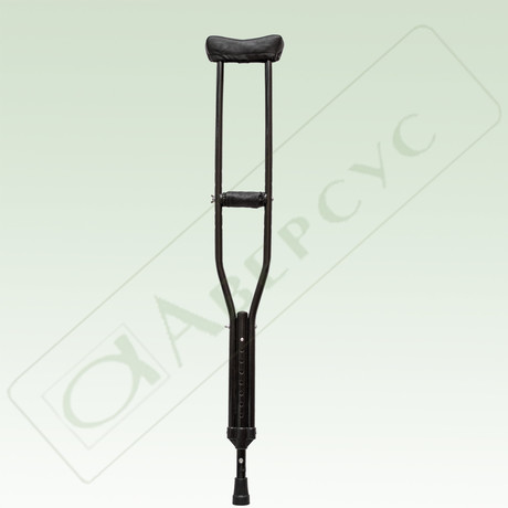 Костыли опорные металлические подростковые с УПС 2шт. (пара) (арт. 19(753)ТМП) мягкие ручки