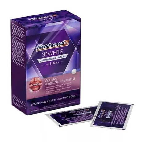 Полоски БЛЕНД-А-МЕД 3D White Luxe, 14 шт.