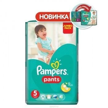 Подгузники-трусики PAMPERS Pants Junior (12-18кг), 48 шт.