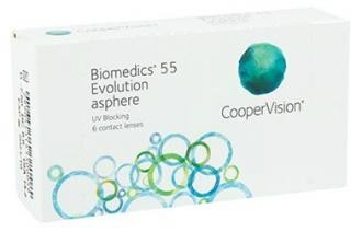 Линзы BIOMEDICS 55 Evolution 30дн pk 6 Dia 14.2 BC 8.6 контактные мягкие корриг. (-3.50)