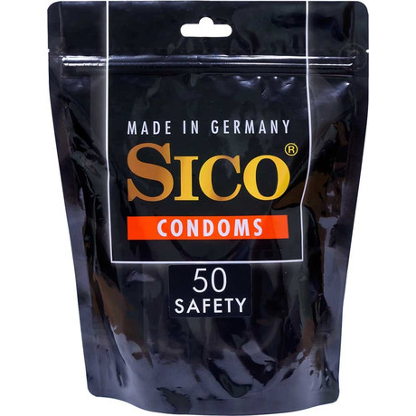 Презерватив SICO Safety (классические, черн. уп.), 50 шт.