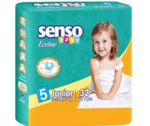 Подгузники SENSO baby Ecoline junior (11-25кг), 32 шт.