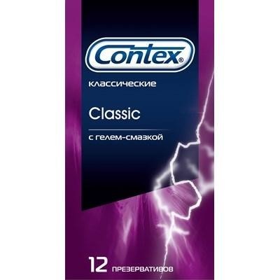 Презерватив CONTEX, 12 шт.  Classic (силикон. смазка)