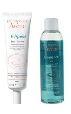 Набор косметический AVENE Cleanance Triacneal Эмульсия разглаживающая регулирующая, 30 мл + гель очищающий, 50 мл