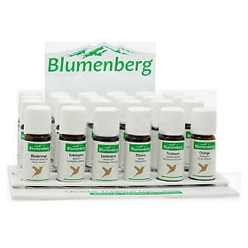 Масло эфирное BLUMENBERG набор 10мл (6 видов), 24 шт.  (18шт. + 6 тестеров)