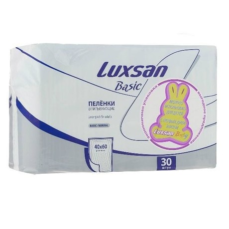 Пеленка Luxsan Basic Normal 40х60см 30 шт.