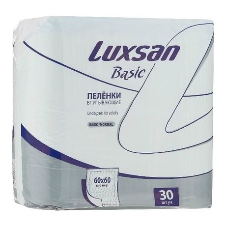 Пеленка Luxsan Basic Normal 60х60см 30 шт.