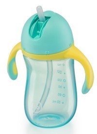 Поильник HAPPY BABY с трубочкой и ручками 250мл (арт. 14010)